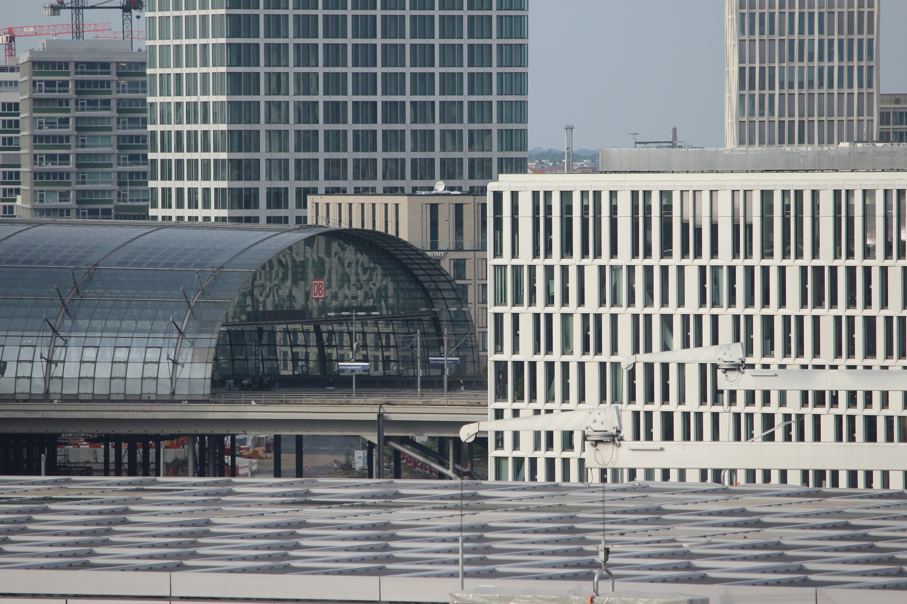 Berlin Hauptbahnhof from Bundestag