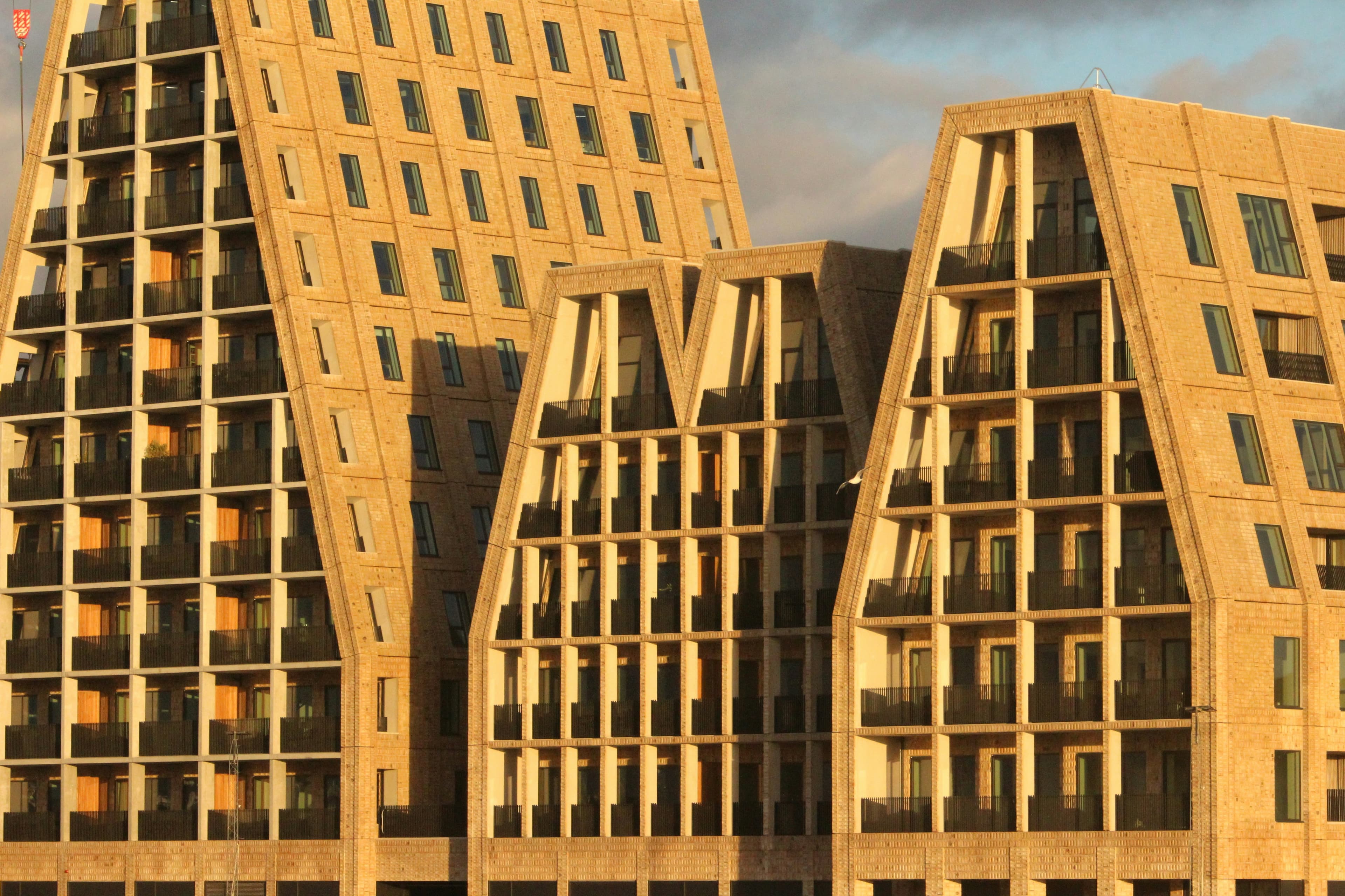 buildings on Copenhagen, Denmark